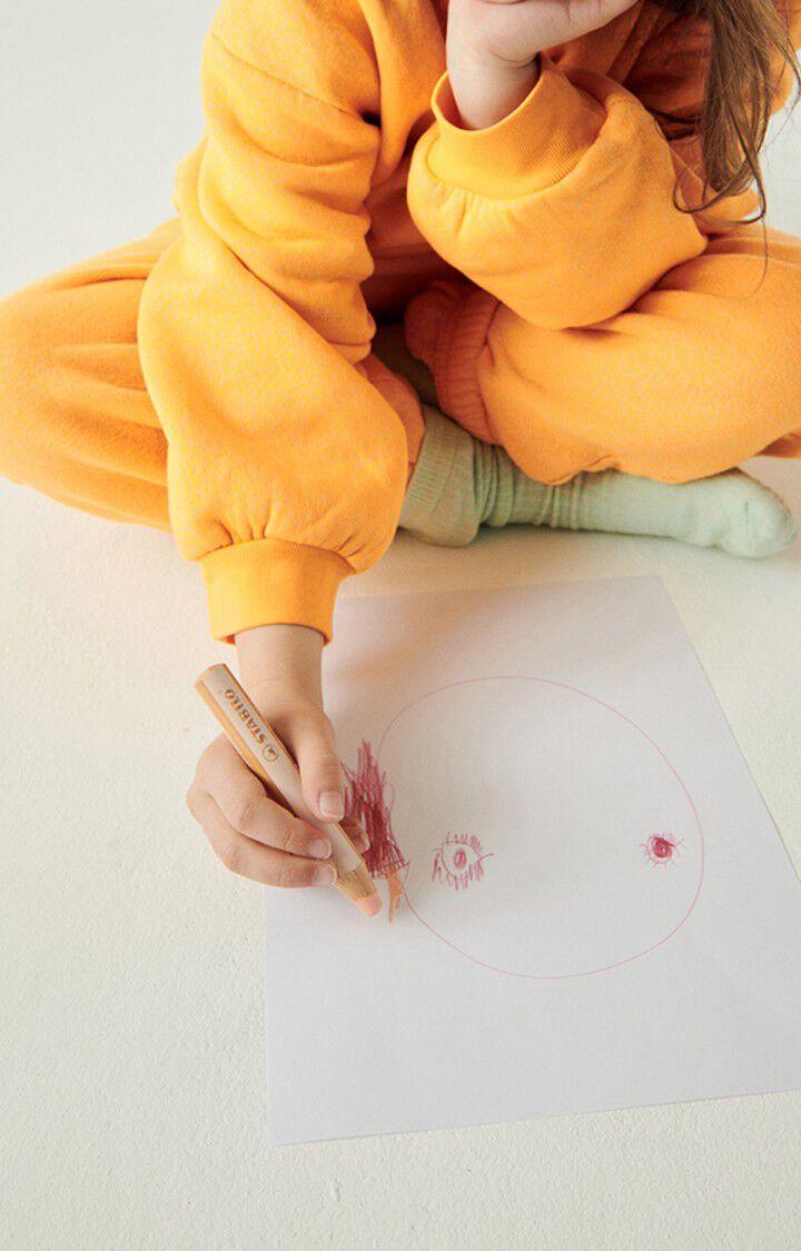 American Vintage Sweat Enfant Ikatown - CAROTTE VINTAGE Orange - H22