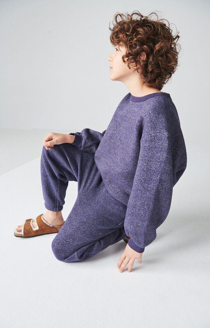 American Vintage Sweat Enfant Ikatown - COSMOS VINTAGE Bleu - H22
