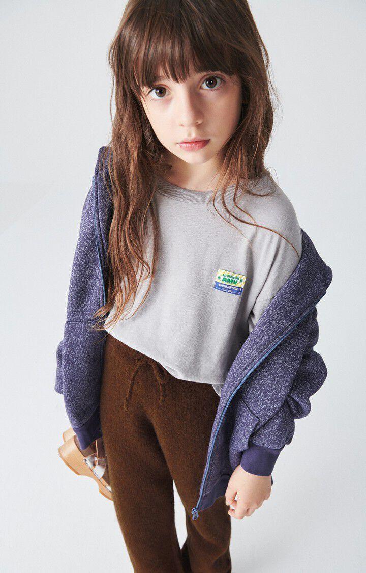 American Vintage Sweat Enfant Ikatown - COSMOS VINTAGE Bleu - H22