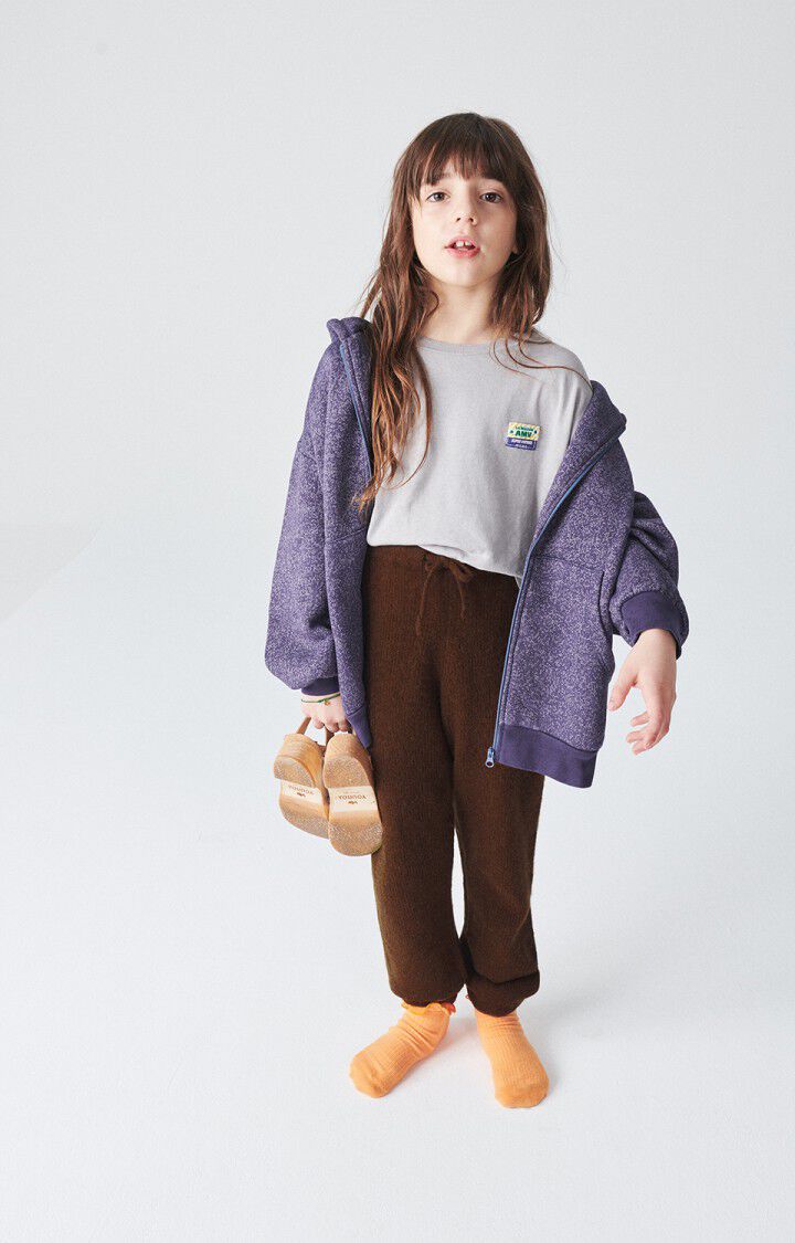 American Vintage Sweat Enfant Ikatown - COSMOS VINTAGE Bleu - H22