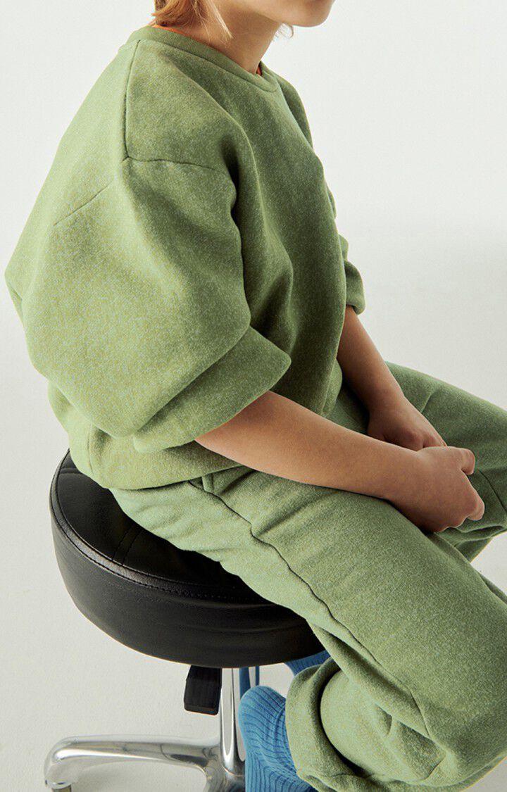 American Vintage Sweat Enfant Ikatown - JUNGLE VINTAGE Vert - H22