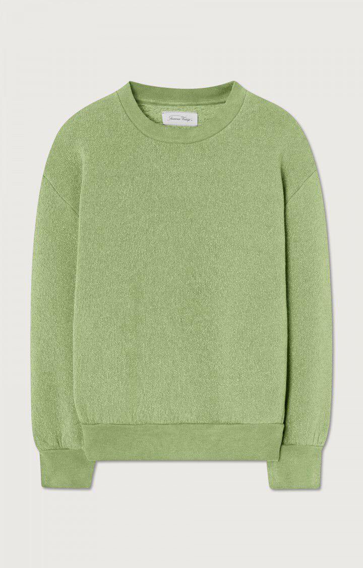 american vintage Sweat enfant Ikatown - JUNGLE VINTAGE Vert - H22B