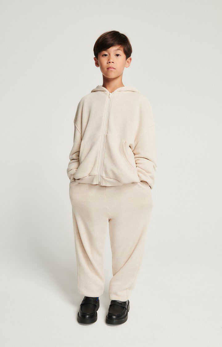 american vintage Sweat enfant Itonay - ECRU CHINE 32 Manches longues Beige - E25