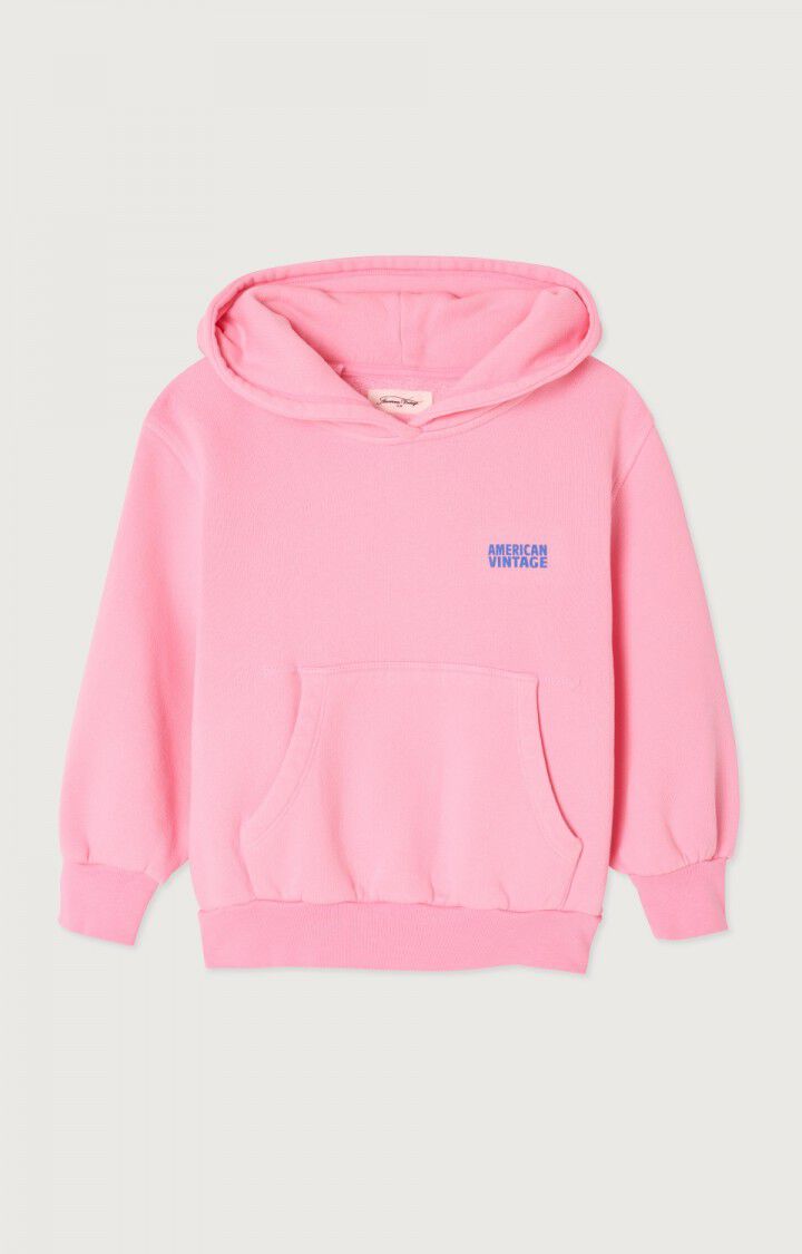 American Vintage Sweat Enfant Izubird - BARBE A PAPA VINTAGE 36 Manches Longues Rose - E25