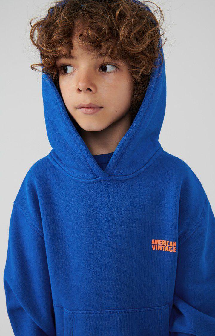 American Vintage Sweat Enfant Izubird - BLEU DE PRUSSE VINTAGE 36 Manches Longues Bleu - H24