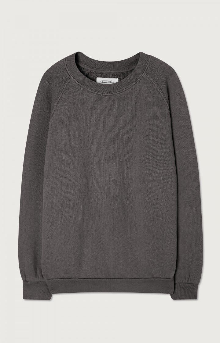 American Vintage Sweat Enfant Izubird - CARBONE VINTAGE 48 Manches Longues Noir - H23