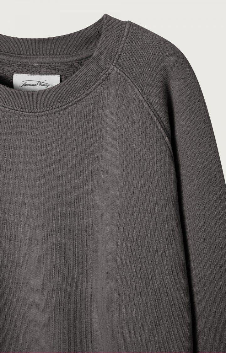 American Vintage Sweat Enfant Izubird - CARBONE VINTAGE 48 Manches Longues Noir - H23