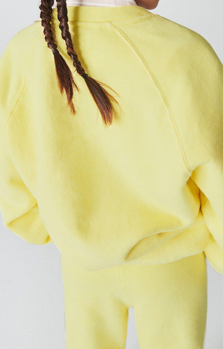 American Vintage Sweat Enfant Izubird - CEDRAT VINTAGE 48 Manches Longues Jaune - E23