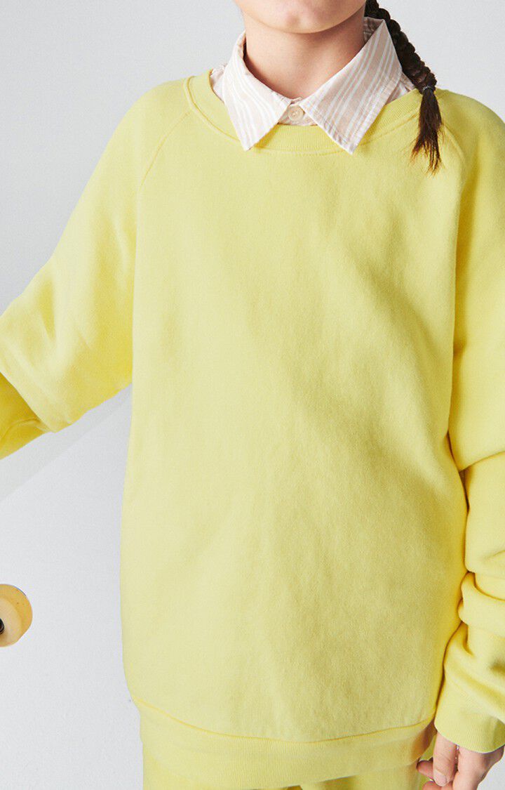 American Vintage Sweat Enfant Izubird - CEDRAT VINTAGE 48 Manches Longues Jaune - E23