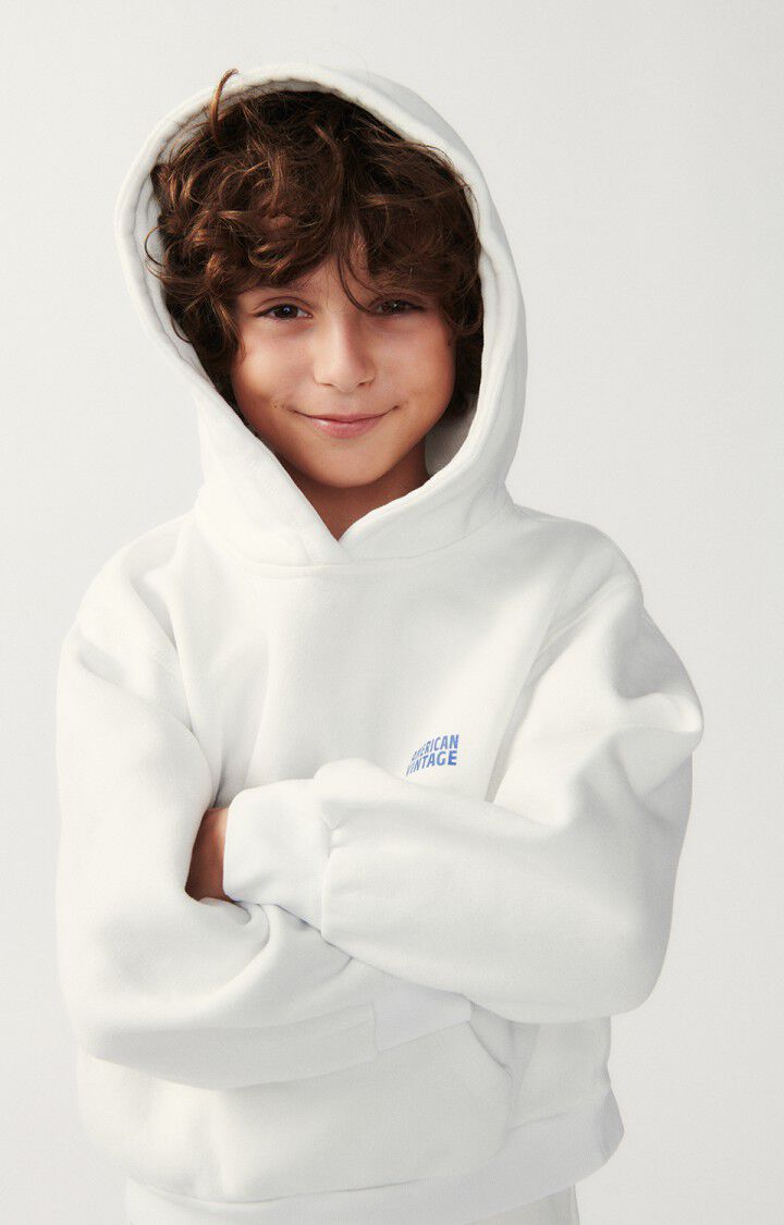 American Vintage Sweat Enfant Izubird - COLOMBE VINTAGE 36 Manches Longues Blanc - E24