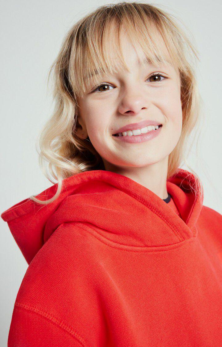 American Vintage Sweat Enfant Izubird - FRAISE VINTAGE 36 Manches Longues Rouge - E25