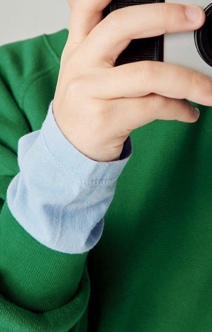 American Vintage Sweat Enfant Izubird - GOLF VINTAGE 48 Manches Longues Vert - E23