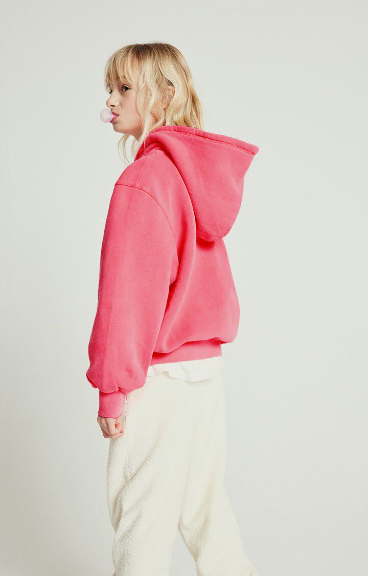 American Vintage Sweat Enfant Izubird - HORTENSIA FLUO 36 Manches Longues Rose - E25