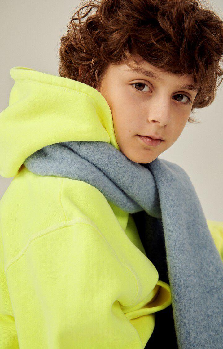 American Vintage Sweat Enfant Izubird - JAUNE FLUO 36 Manches Longues Jaune - E24