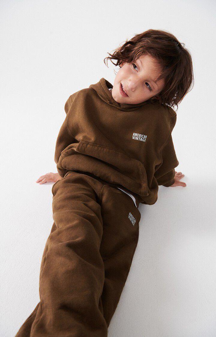 American Vintage Sweat Enfant Izubird - MARRON GLACE VINTAGE 36 Manches Longues Marron - H24
