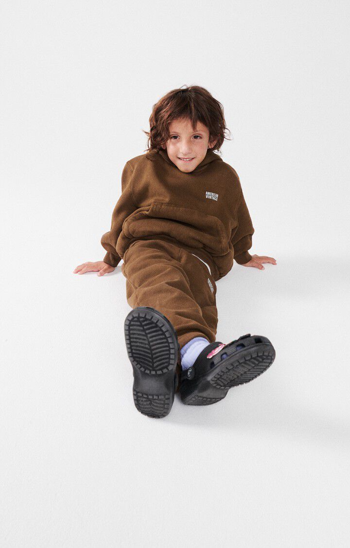 American Vintage Sweat Enfant Izubird - MARRON GLACE VINTAGE 36 Manches Longues Marron - H24