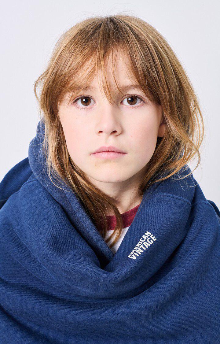 American Vintage Sweat Enfant Izubird - NAVY VINTAGE 48 Manches Longues Bleu - E25