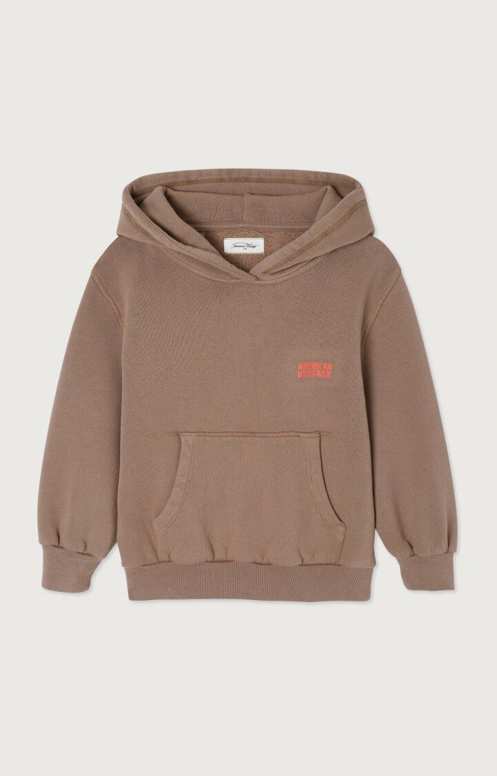 American Vintage Sweat Enfant Izubird - OURSON VINTAGE 36 Manches Longues Marron - E25