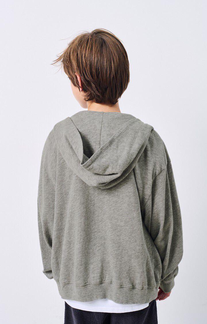 American Vintage Sweat Enfant Sonoma - GRIS CHINE 34 Manches Longues Gris - H24