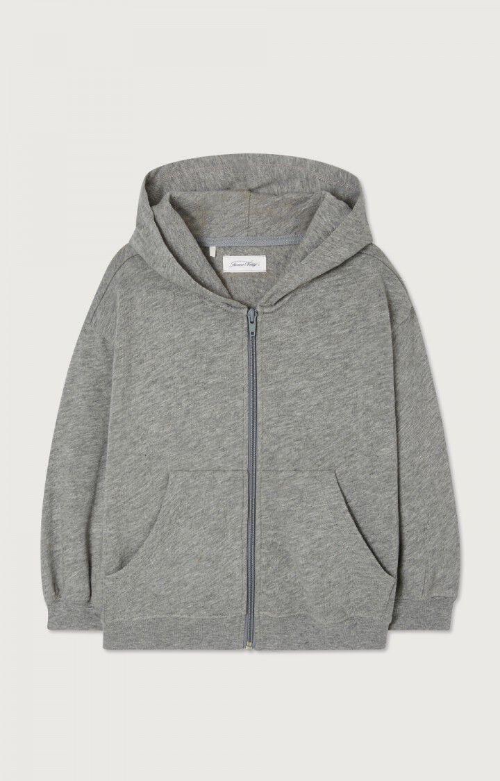 American Vintage Sweat Enfant Sonoma - GRIS CHINE 34 Manches Longues Gris - H24