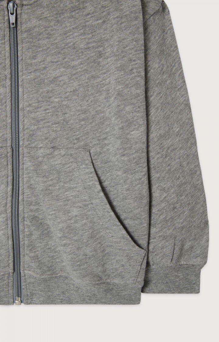 American Vintage Sweat Enfant Sonoma - GRIS CHINE 34 Manches Longues Gris - H24