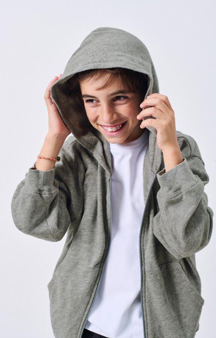 american vintage Sweat enfant Sonoma - GRIS CHINE 34 Manches longues Gris - H24