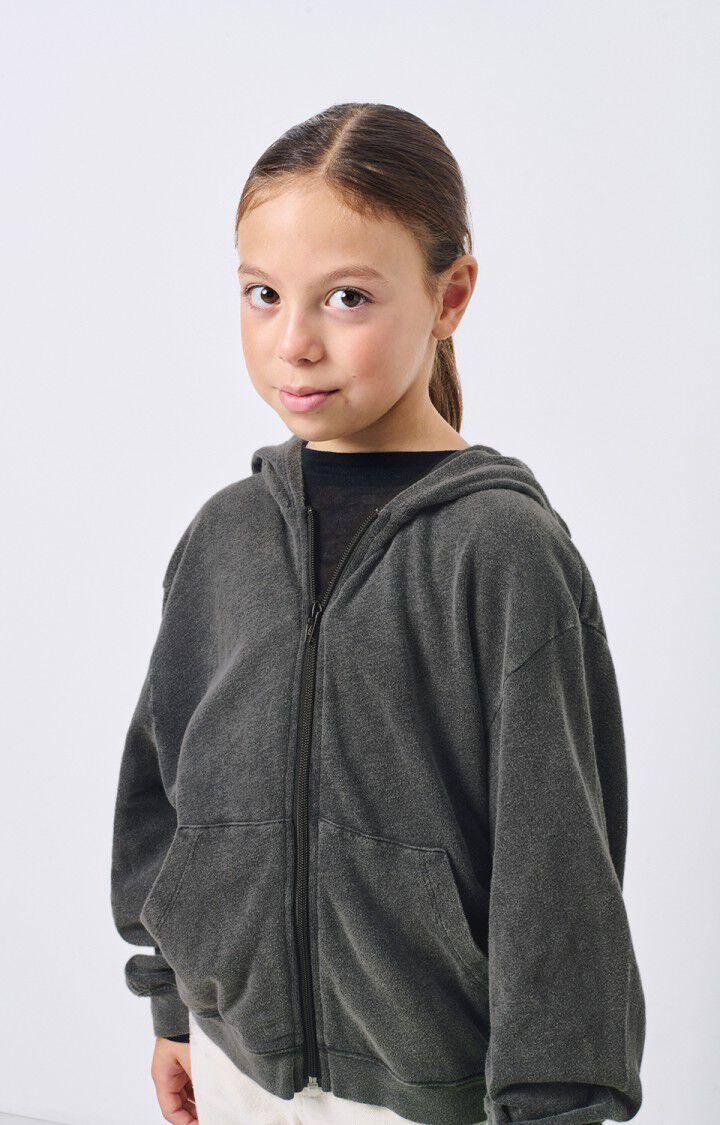 american vintage Sweat enfant Sonoma - NOIR VINTAGE 34 Manches longues Noir - E25