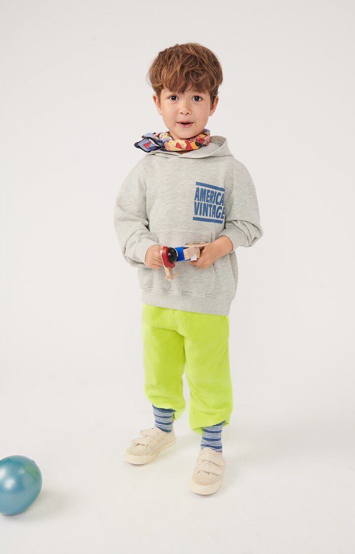 american vintage Sweat enfant Zofbay - GRIS CHINE 36 Manches longues Gris - E25