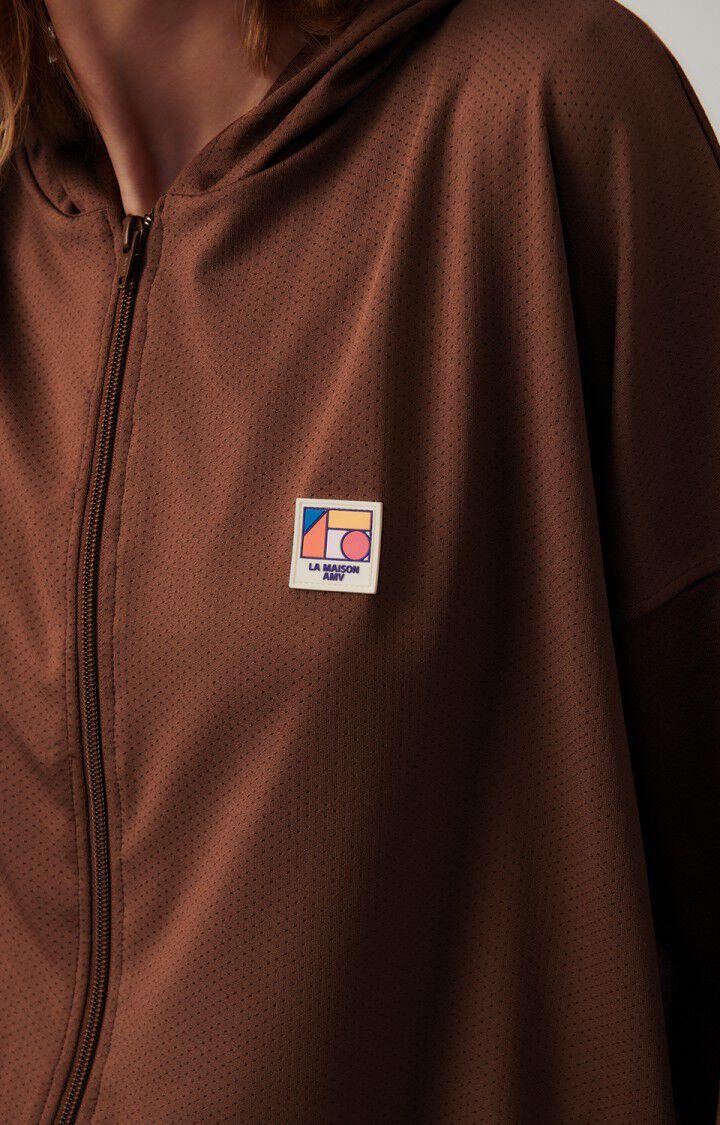 American Vintage Sweat Femme Apatown - BRUNE 48 Manches Longues Marron - E24