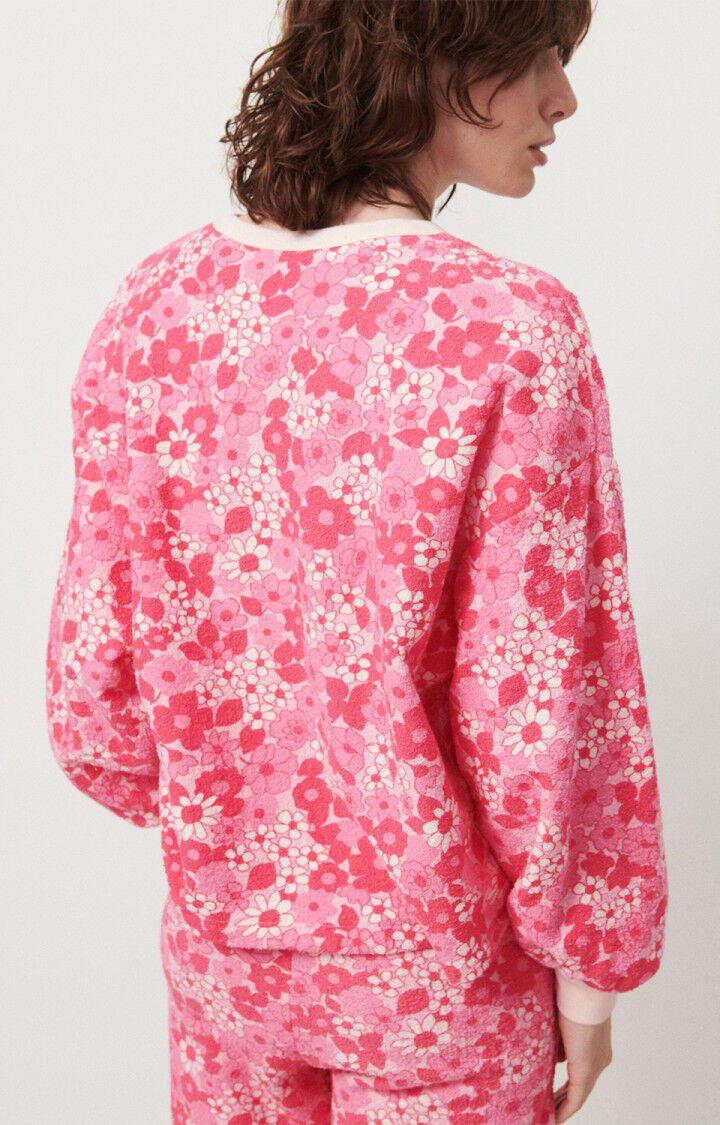 American Vintage Sweat Femme Bobypark - CLOTILDE 49 Manches Longues Rose - E24