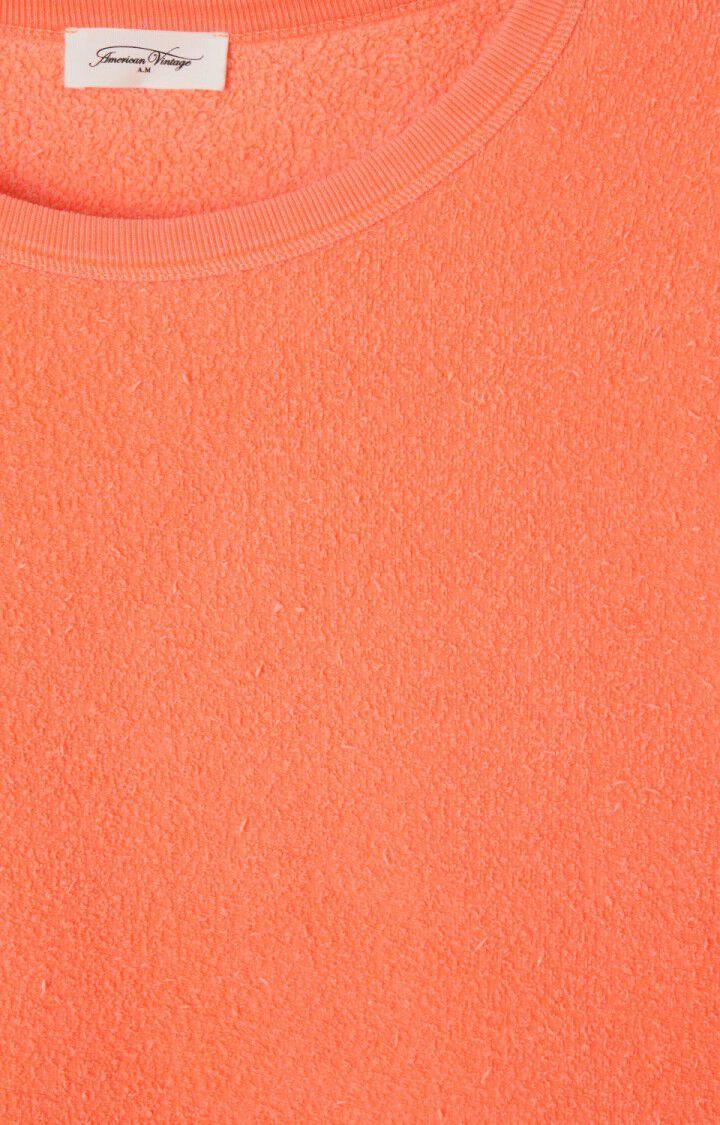 American Vintage Sweat Femme Bobypark - FEU 49 Manches Longues Orange - E24B
