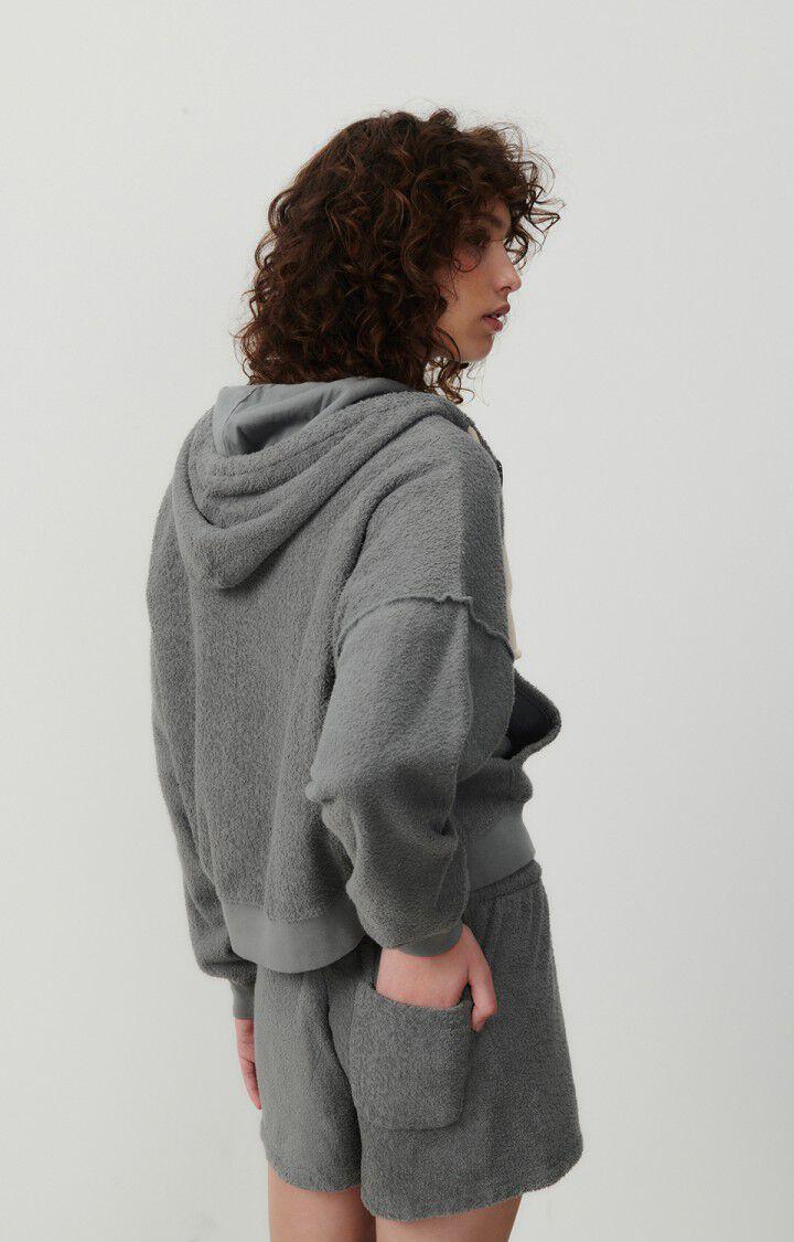 American Vintage Sweat Femme Bobypark - METAL 52 Manches Longues Gris - H24