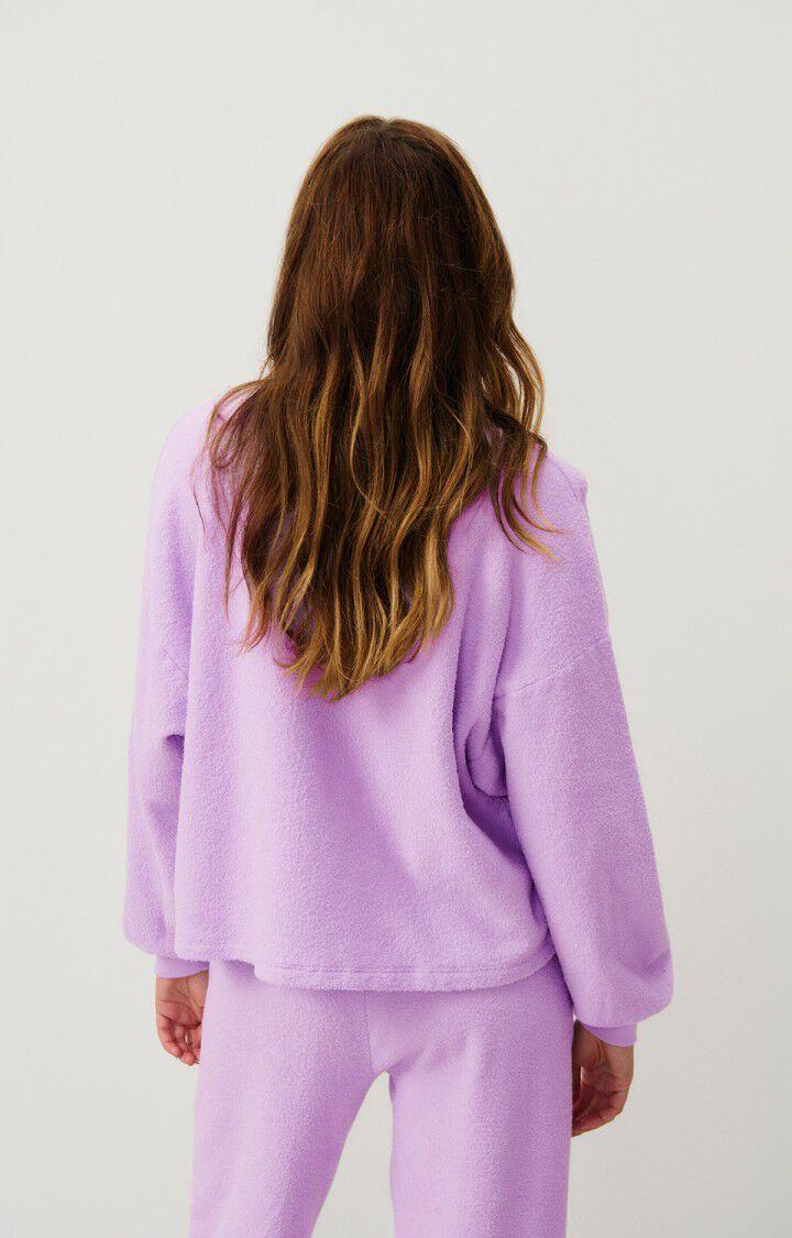 American Vintage Sweat Femme Bobypark - PARME 49 Manches Longues Violet - E25