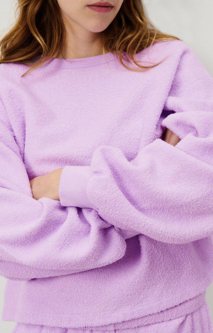 American Vintage Sweat Femme Bobypark - PARME 49 Manches Longues Violet - E25