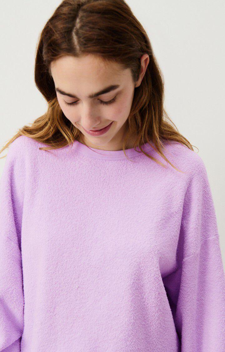American Vintage Sweat Femme Bobypark - PARME 49 Manches Longues Violet - E25
