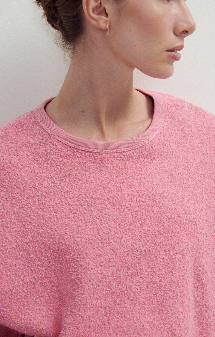 American Vintage Sweat Femme Bobypark - TENDRESSE CHINE 49 Manches Longues Rose - E24