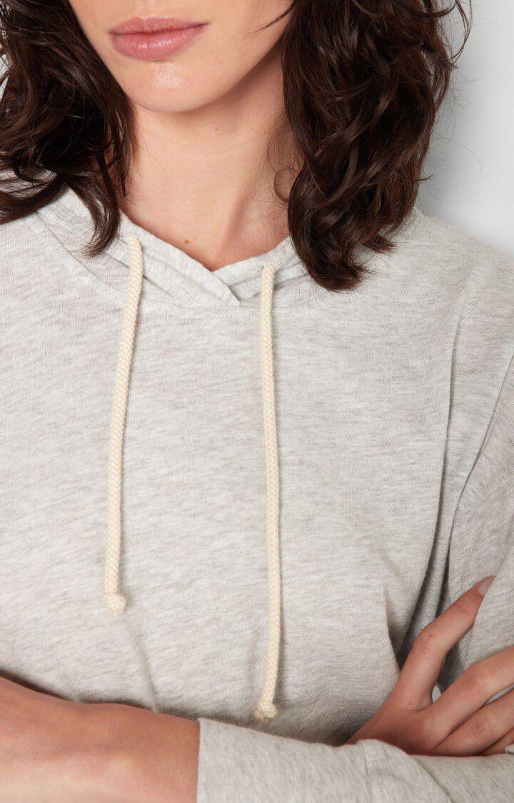 American Vintage Sweat Femme Bysapick - POLAIRE CHINE Gris - H22
