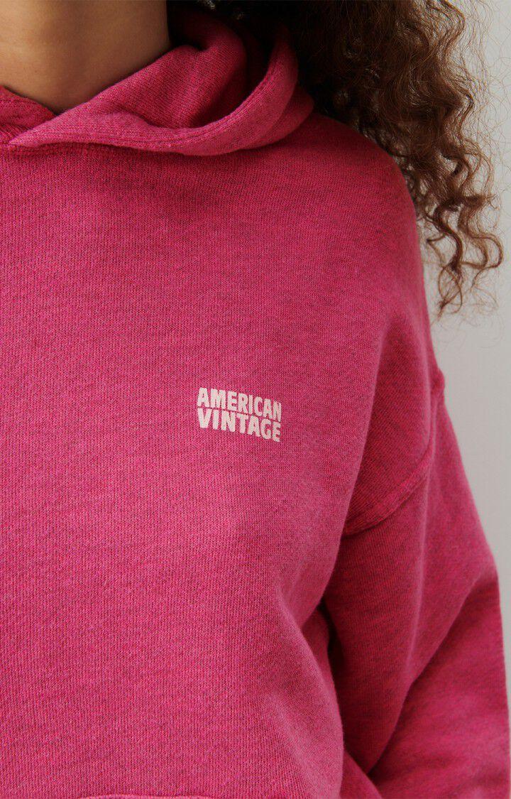 American Vintage Sweat Femme Doven - FUCHSIA SURTEINT 52 Manches Longues Rose - E24