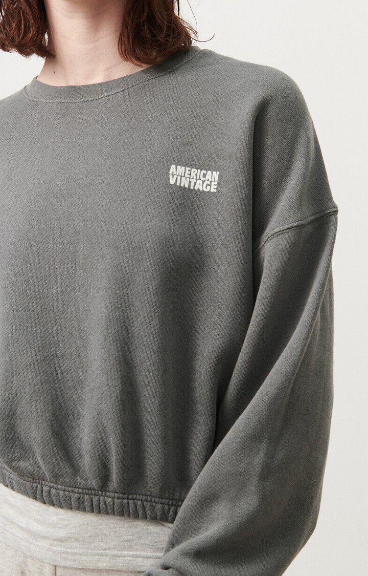 American Vintage Sweat Femme Doven - METAL SURTEINT 51 Manches Longues Noir - E24