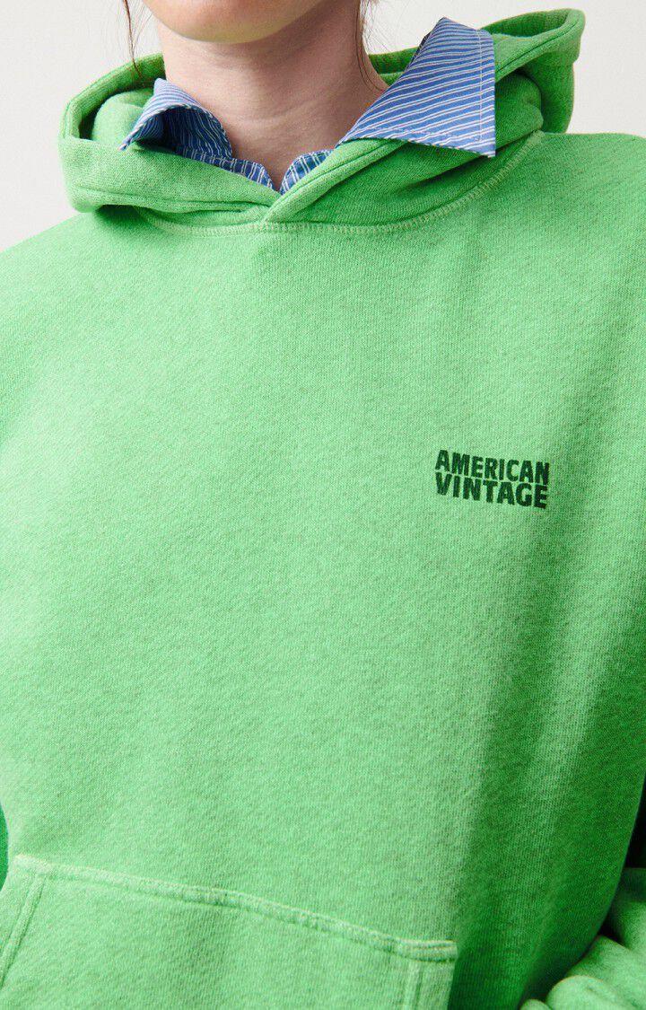 American Vintage Sweat Femme Doven - PERRUCHE SURTEINT 52 Manches Longues Vert - E24