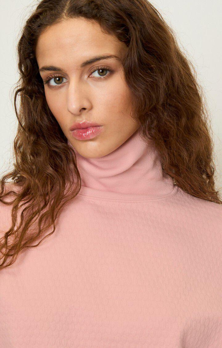 American Vintage Sweat Femme Ellan - GLYCINE 47 Manches Longues Rose - H22