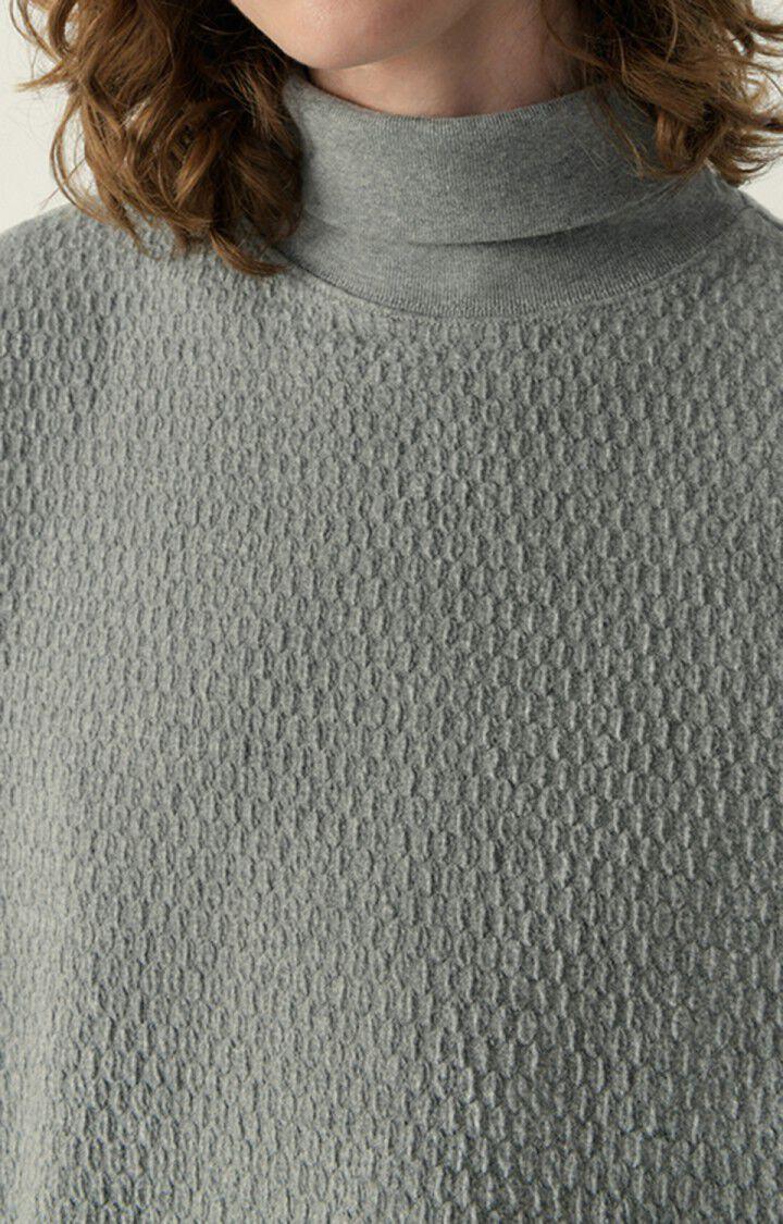 American Vintage Sweat Femme Ellan - GRIS CHINE 47 Manches Longues Gris - H22