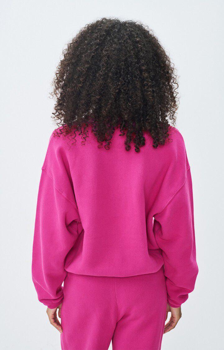American Vintage Sweat Femme Izubird - BEGONIA VINTAGE 51 Manches Longues Rose - E25