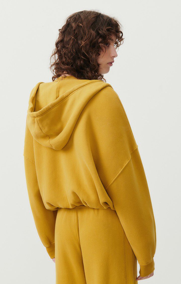 American Vintage Sweat Femme Izubird - BRONZE VINTAGE 48 Manches Longues Jaune - E24