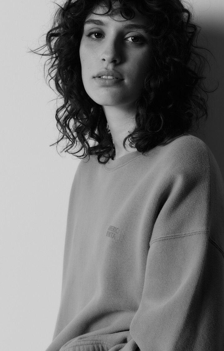 American Vintage Sweat Femme Izubird - BRONZE VINTAGE 51 Manches Longues Jaune - E24