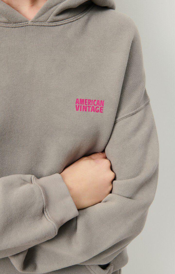 American Vintage Sweat Femme Izubird - CASTOR VINTAGE 54 Manches Longues Gris - H24