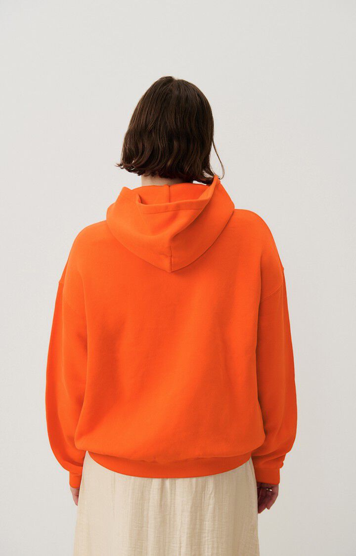 American Vintage Sweat Femme Izubird - CITROUILLE VINTAGE 54 Manches Longues Orange - H24