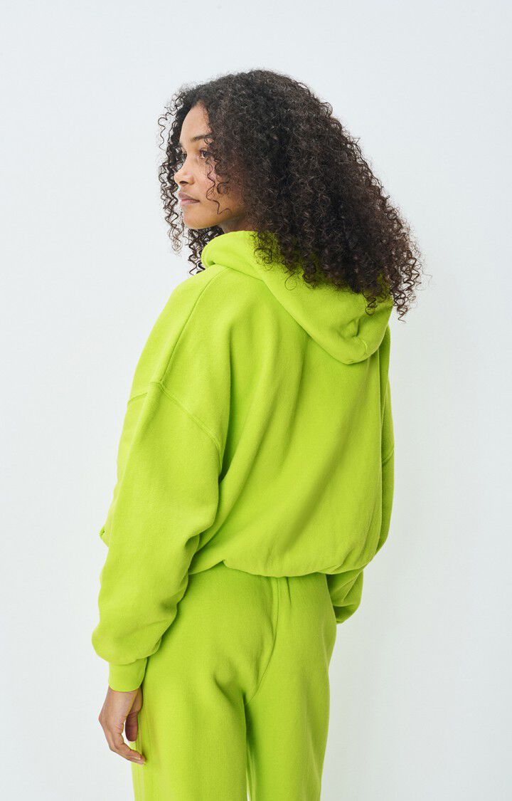 American Vintage Sweat Femme Izubird - CITRUS VINTAGE 48 Manches Longues Vert - E25
