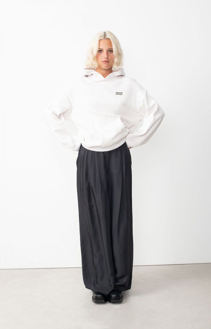 American Vintage Sweat Femme Izubird - COLOMBE VINTAGE 54 Manches Longues Blanc - E25