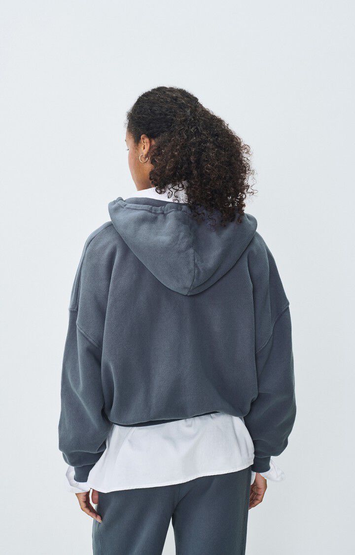 American Vintage Sweat Femme Izubird - CYCLONE VINTAGE 48 Manches Longues Bleu - E25